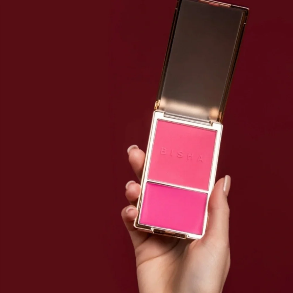 ✨ Bisha Essential Duo Cream + Powder Blush Dubai | new in box | Exp 2028 ✨